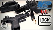 Glock 19 gen 5 MOS vs. S&W M&P M2.0 Compact Optic Ready - Review Face off!