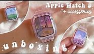 Unboxing My New Apple Watch Series 8 🍎 Cute Accessories (aesthetic and cozy)