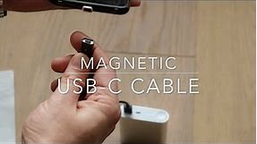 Magnetic USB-C cable