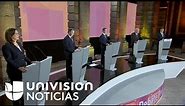 Así fue el primer debate presidencial en México