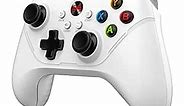 Asura 2 Pro PC Game Controller Wireless Gamepad Hall Effect Trigger Joystick For Windows 7 8 10 11,Android TV,Steam,Tesla,Simulator,with Programmable M Buttons (White)