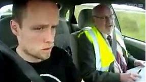 Hilarious irish guy on his driving test