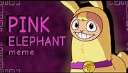 Pink elephant meme[]Hungry lamu[]