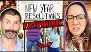Fat Activists TRIGGERED By New Year's WEIGHT LOSS Resolutions!