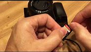 Sony a6000 a63000 getting sd card out easier