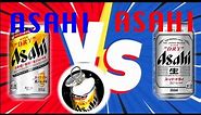 ASAHI VS ASAHI REVIEW, Asahi Super Dry DRAFT BEER POP OFF TOP!