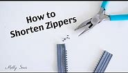 How To Shorten Zippers
