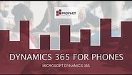 [Dynamics 365 for Phones] Microsoft Dynamics 365