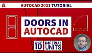 Autocad Door | How to Create a Door in Autocad Tutorial