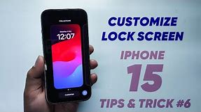 Customize Lock Screen on IPhone 15 Or Any [IOS Tips #6]