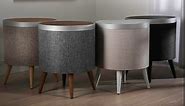 KOBLE Zain Side Table with Speaker and Subwoofer – Oak Top