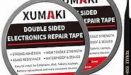 XUMAKI 2mm / 3mm x 50M LCD Repair Tape Phone Screen Adhesive Tape LCD Touch Screen Repair Tape with 1 Tweezers for Cell Phone, iPad, Tablets, Laptops, LCD Screen