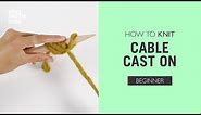 How to knit: Cable Cast On