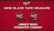 Milwaukee® Wide Blade Tape Measures