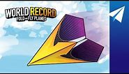 WORLD RECORD Paper Airplane — Flies Over 200 Feet! — How to Fold Suzanne, Designed by John Collins