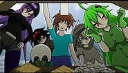 Steve & His Mob-Girl Harem Lives Together... (Minecraft Anime)