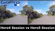 GoPro Hero4 Session vs Hero5 Session: Side By Side Comparison (Cycling)