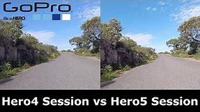 GoPro Hero4 Session vs Hero5 Session: Side By Side Comparison (Cycling)