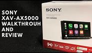 Sony XAV-AX5000 walkthrough / review