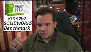 Nvidia RTX 4000 Benchmark in Solidworks Furmark and Visualize