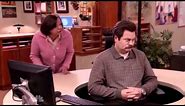 Parks and Recreation - Ron Swanson and the Swivel Chair