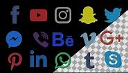 Social Media 3d Icon Pack | transparent background