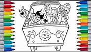Let's color SCOOBY DOO | SCOOBY DOO Coloring Pages