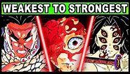 All 16 Breathing Styles RANKED from Weakest to Strongest! (Demon Slayer Every Breath Style)