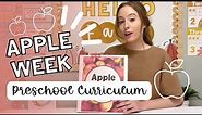 Apple Theme Preschool Weekly Lesson Plans