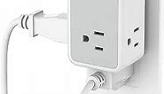 USB Plug Outlet Splitter, 1875W 15A, TESSAN Multi Plug Outlet Extender with 3 USB Ports, USB Hub Wall Charger Expander, Compact for Travel Cruise Accessories Must Haves