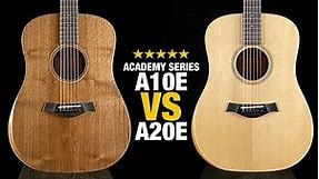 Taylor A10e vs A20e - Academy Series Guitar Comparison