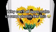 I love this way of sending photos sadly it’s only on iMessage 😭😭 #photos #messages #imessage #photo #why #flowers #stack #cute