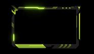 Download Stream Overlay twitch Green overlay video frame transparent background for free