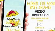 Winnie the Pooh Baby Shower Invitation