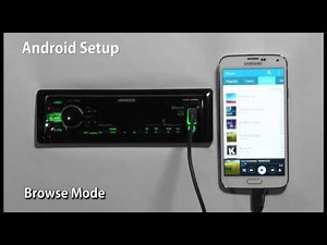 Kenwood and Excelon CD Receivers Android Playback Features