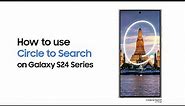 Galaxy S24 Series: How to use Circle to Search