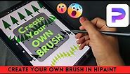How to create own brush in HIPAINT, free PROCREATE for Android 😲
