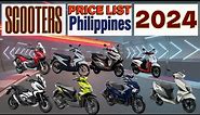 Scooters price list in Philippines 2024
