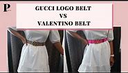 Gucci Marmont VS Valentino Vlogo Belt | Comparison & Review