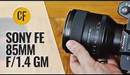 Sony FE 85mm f/1.4 GM lens review with samples (Full-frame & APS-C)