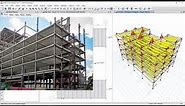 CSI ETABS - 16 - Design of Steel frame building | part 1/3