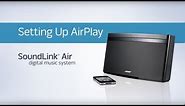 Bose SoundLink Air - Setting up AirPlay