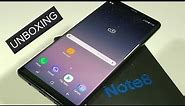 Samsung Galaxy Note 8 Midnight Black (SM-N950F) Unboxing and First Look
