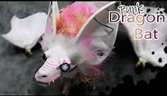 Albino Punk Rock Bat Dragon || Poseable Art Doll Tutorial