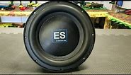 American Bass ES "shallow mount" 10inch Subwoofer, Unboxing and Demo