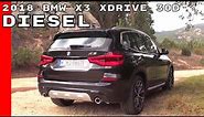 2018 BMW X3 xDrive 30d Diesel Exterior, Interior, & Test Drive
