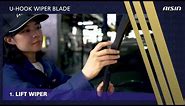 U Hook Wiper Blade Installation Video (AISIN)