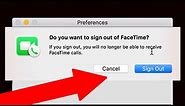 How to Sign Out of Facetime on Mac (2020)