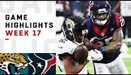 Jaguars vs. Texans Week 17 Highlights | NFL 2018