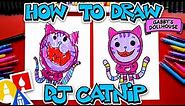 How To Draw DJ Catnip From Gabby's Dollhouse